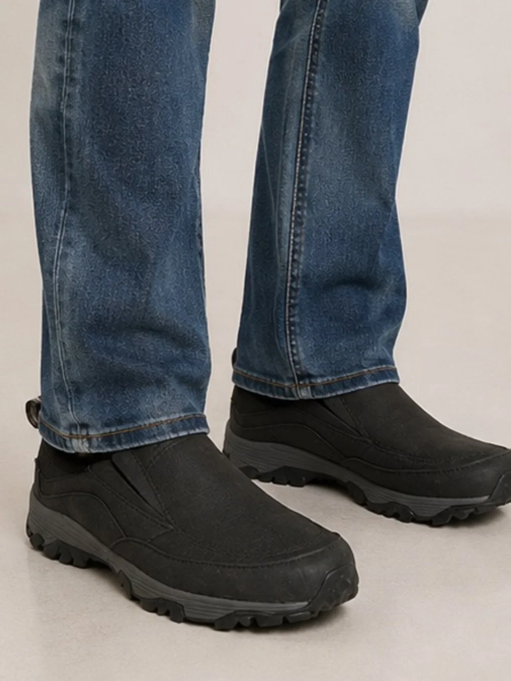 Merrell Men's Coldpack Ice+ Moc Waterproof - Black Slip-On Outdoor Shoe Size 11